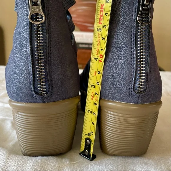 🌸Spring Ready - Skechers Navy Strappy Wedge Sandals – Size 6.5 - Picture 12 of 12